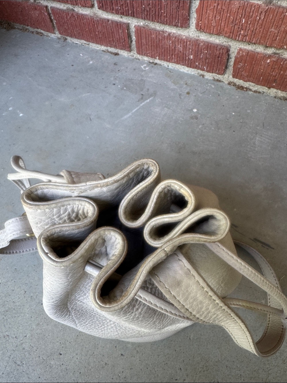 Vtg Coach 4905  Drawstring Bucket Sonoma  Pebbled Leather Bag - Picture 7 of 9